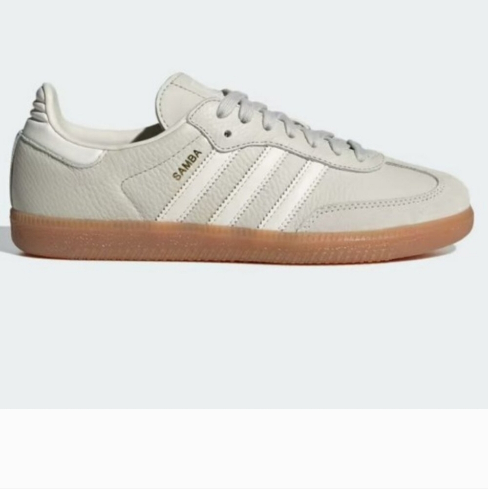 Adidas Samba OG Aluminum Gum - Chalk White Beige Shoes